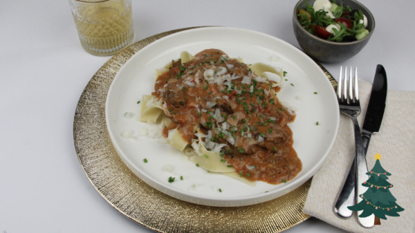 Papardalle met Italiaanse stracotto