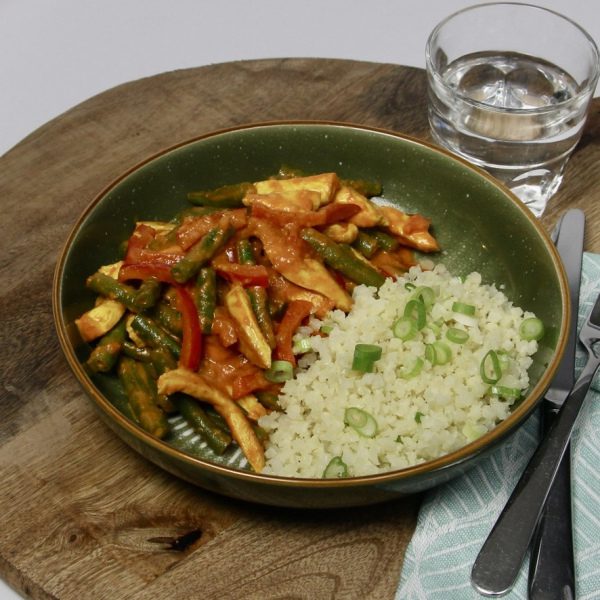 Indiase curry boterkip met rijst