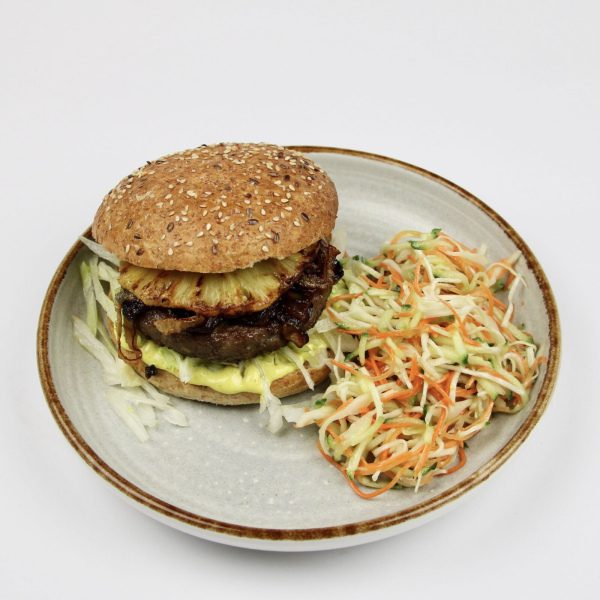 Bermuda burger met salade
