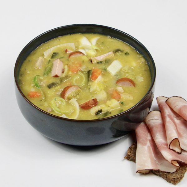 Erwtensoep met een bijlage