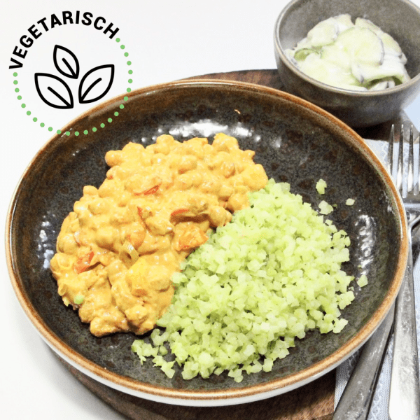 Cherry tomaten curry met rijst