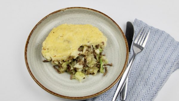 Spitskool-gehakt mosterd schotel*